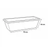 Lot de 8 balconn. Elho® 70x16cm terre cuite - extérieur