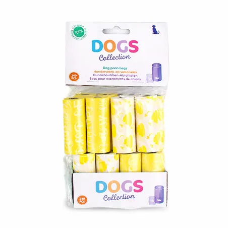 Sacs à crottes pour chiens - Lot de 240 résistants
