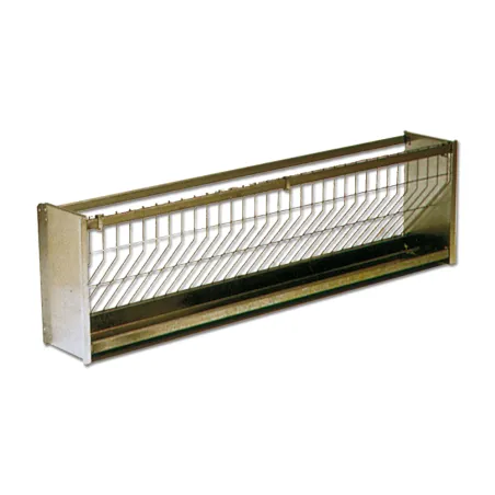 Ratelier mural galvanisé pour ovins et caprins 207 cm