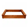Bac à sable en bois 120x120 cm - Jeu extérieur enfants