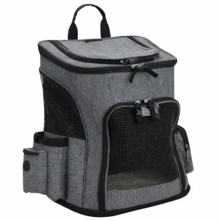 Sac de transport pliable pour animaux gris 32,5x25x40 cm