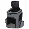 Sac de transport pliable pour animaux gris 32,5x25x40 cm