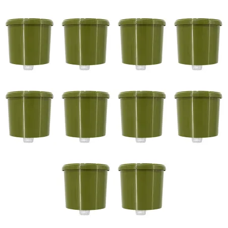 Lot de 10 agrainoirs gibier 10L sans pied 80 cm