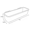 Mangeoire suspendue 42L en plastique renforcé