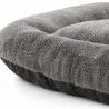 Coussin ovale gris antidérapant pour chien 80x60cm - Confort