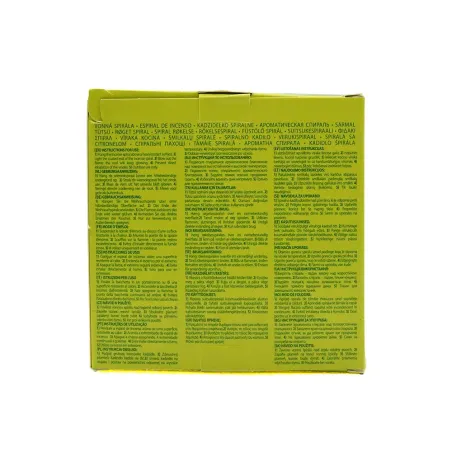 Spirales anti-moustiques 8h citronnelle - Pack 3 argentées