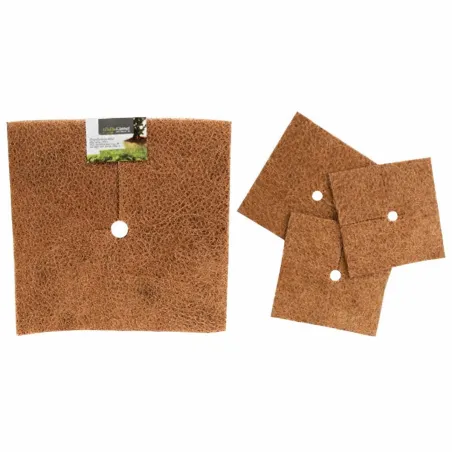 Lot de 3 paillis coco 38 cm - naturel et biodégradable