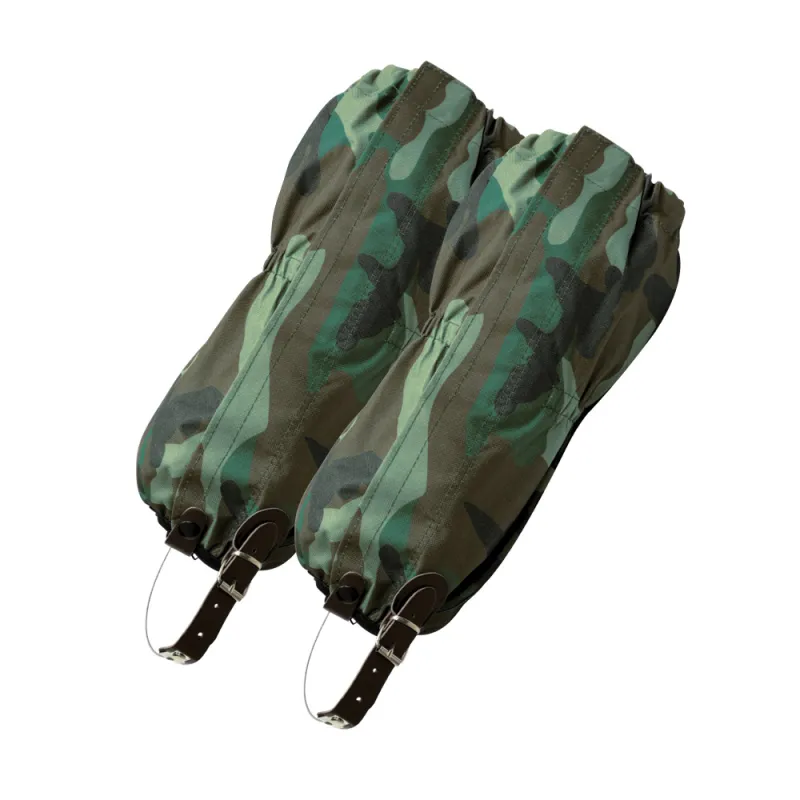 Guêtres imperméables doublées zip et scratch camouflage