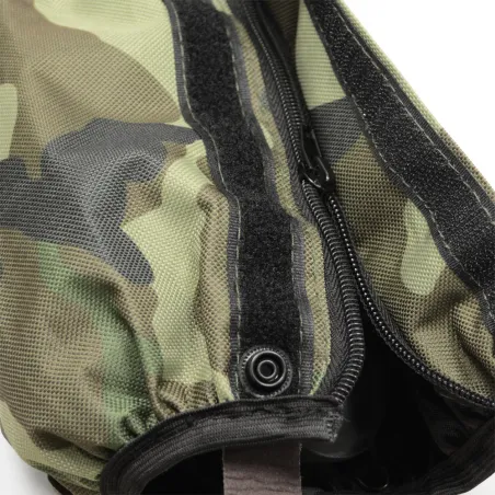 Guêtres imperméables doublées zip et scratch camouflage