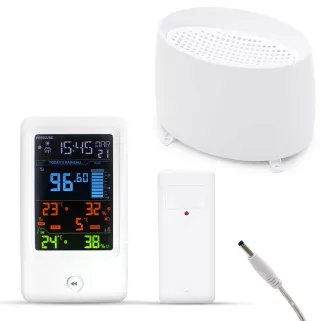 Station météo connectée avec pluviomètre - Écran couleur