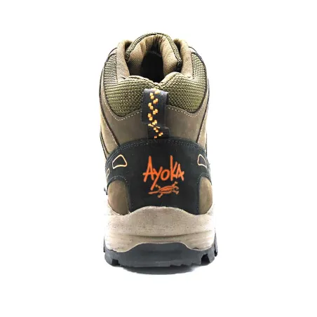 Bottes montantes Dolan cuir/toile marron - 40 à 46