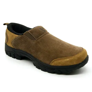 Sabots Montana cuir suédé chocolat/taupe 39-46