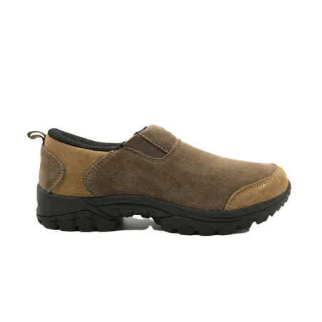 Sabots Montana cuir suédé chocolat/taupe 39-46