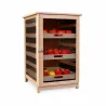 Fruitier en bois 3 tiroirs - 50x59x81 cm pour cuisine ou cave