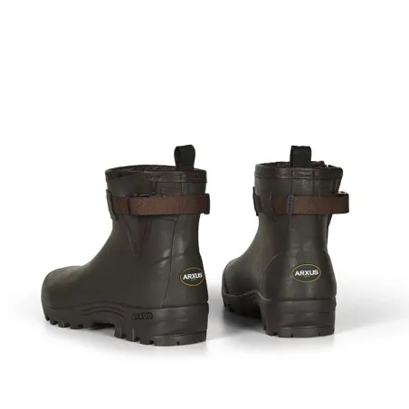 Bottillons Arxus Primo Jodhpur vert chasse caoutchouc