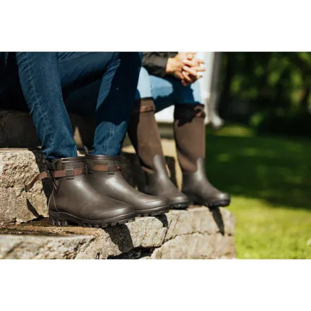 Bottillons Arxus Primo Jodhpur vert chasse caoutchouc