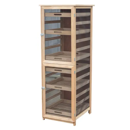 Garde-manger fruitier en hêtre 150 cm - 6 tiroirs