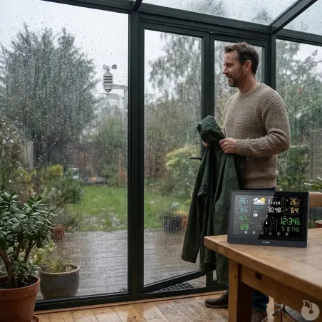 Station météo pro tactile Tx vent/humidité radiopilotée