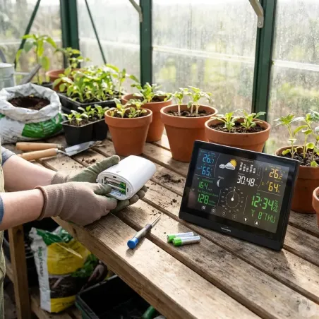 Station météo pro tactile Tx vent/humidité radiopilotée