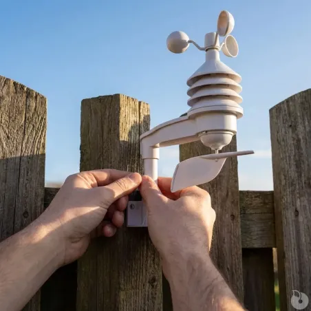 Station météo pro tactile Tx vent/humidité radiopilotée