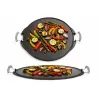 Plancha ronde réversible fonte émaillée Ø43cm - 6/8 pers