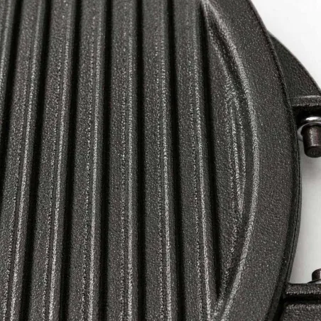 Plancha ronde réversible fonte émaillée Ø43cm - 6/8 pers