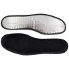 Semelles chauffantes polaire alu noires 35/36 à 45/46