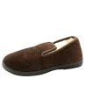 Charentaises laine velours marron semelle PVC 41-46