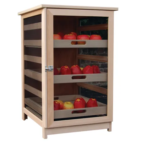 Garde-manger bois 50 cm pour fruits et légumes frais