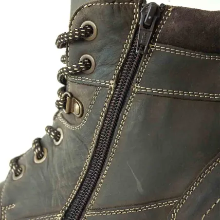 Chaussures montantes homme Torki cuir gras 41-46 zippées