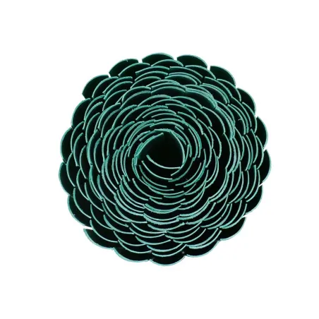 Canisse PVC occultante 1x3m vert - Fixations incluses