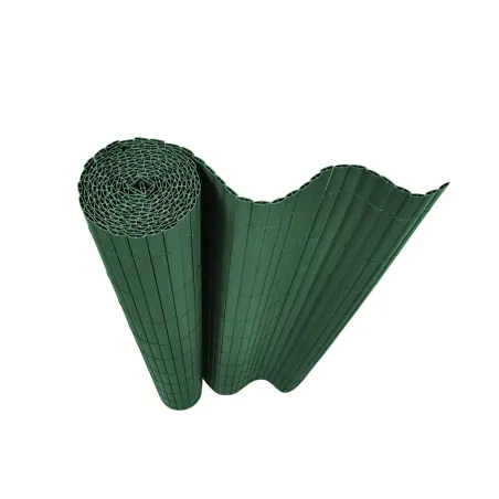Canisse PVC double face 1x5m vert - Kit fixation inclus
