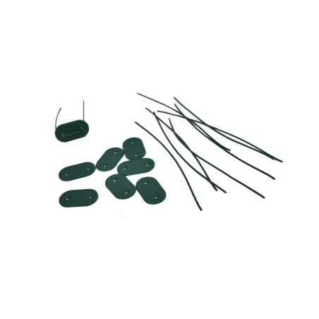 Canisse PVC double face 1x5m vert - Kit fixation inclus