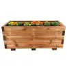 Jardinière bois autoclave 80x40cm - Résistante extérieur