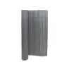 Canisse PVC occultante 1x5m gris - Fixations incluses