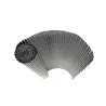 Canisse PVC occultante 1x5m gris - Fixations incluses