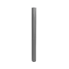Canisse PVC occultante 1x5m gris - Fixations incluses