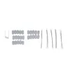 Canisse PVC occultante 1x5m gris - Fixations incluses