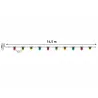 Guirlande LED 20 boules colorées - 14,5 m extérieur