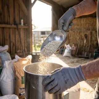 Pelle à grains en aluminium 150 ml pour animaux