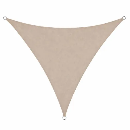 Toile d'ombrage triangulaire 3x3x3m taupe - Jardin & extérieur
