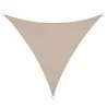 Toile d'ombrage triangulaire 3x3x3m taupe - Jardin & extérieur