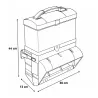 Mangeoire anti-gaspi 10 kg pour grillage et mur - BEC