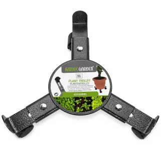 Support à roulettes pour pots 22,5-30 cm - Gris