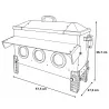 Mangeoire Robust® 24kg - Acier galvanisé anti-pluie