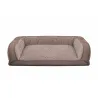 Coussin antidérapant doux pour chien - 90x63cm Marron