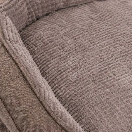Coussin antidérapant doux pour chien - 90x63cm Marron