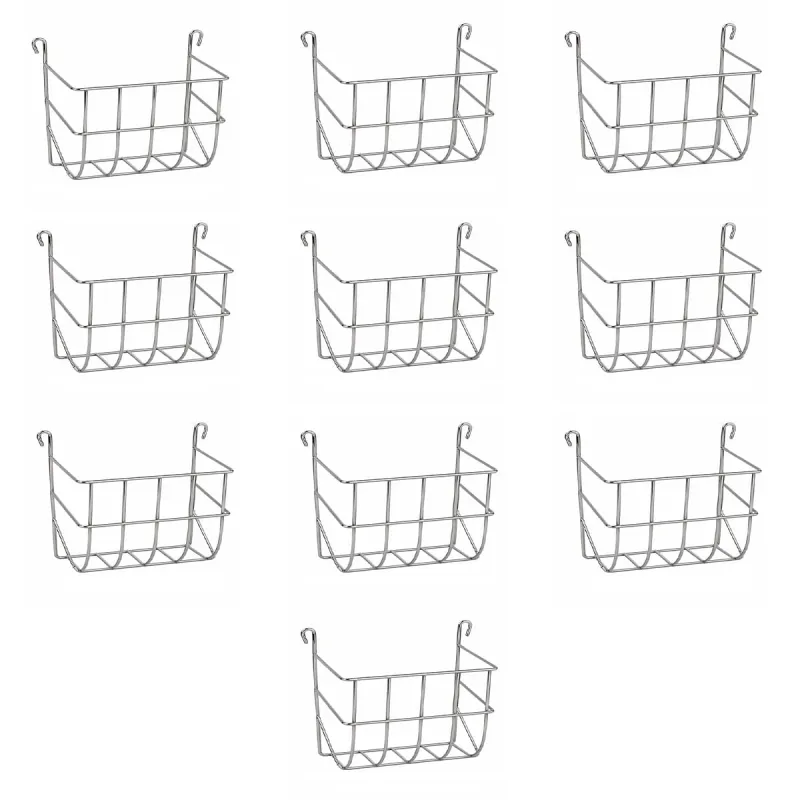 Lot de 10 râteliers à foin acier 30 cm pour lapins