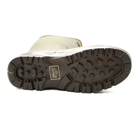Bottes Marly kaki antidérapantes en caoutchouc naturel 37-48