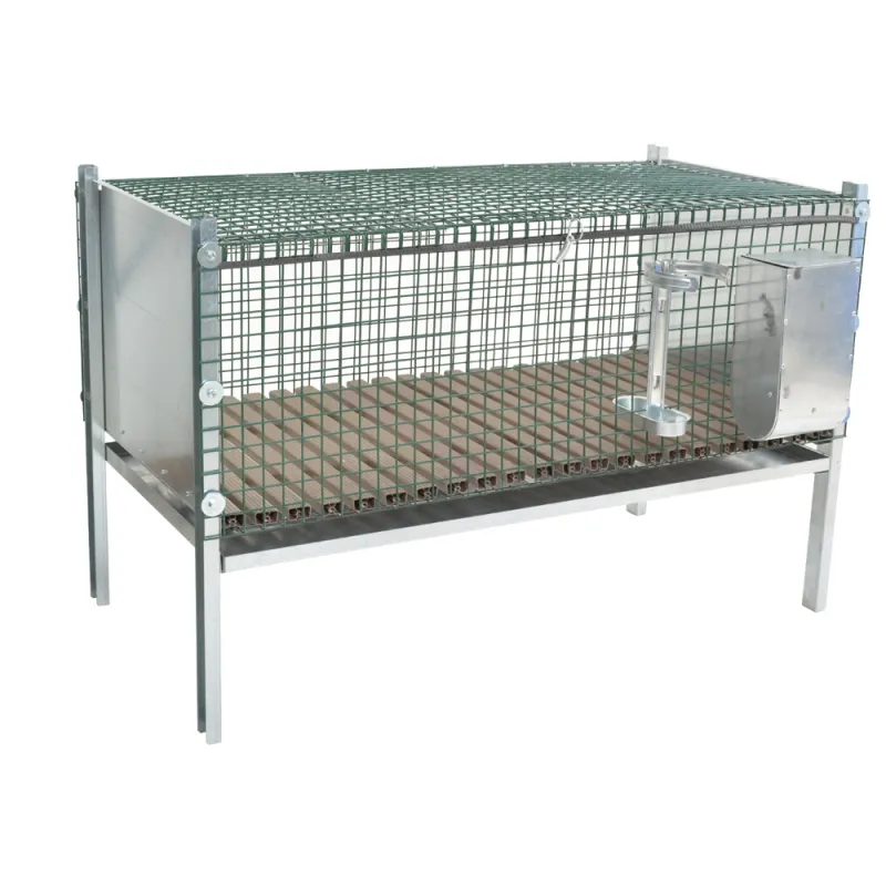 Clapier maille thermolaquée pour 1 à 3 lapins